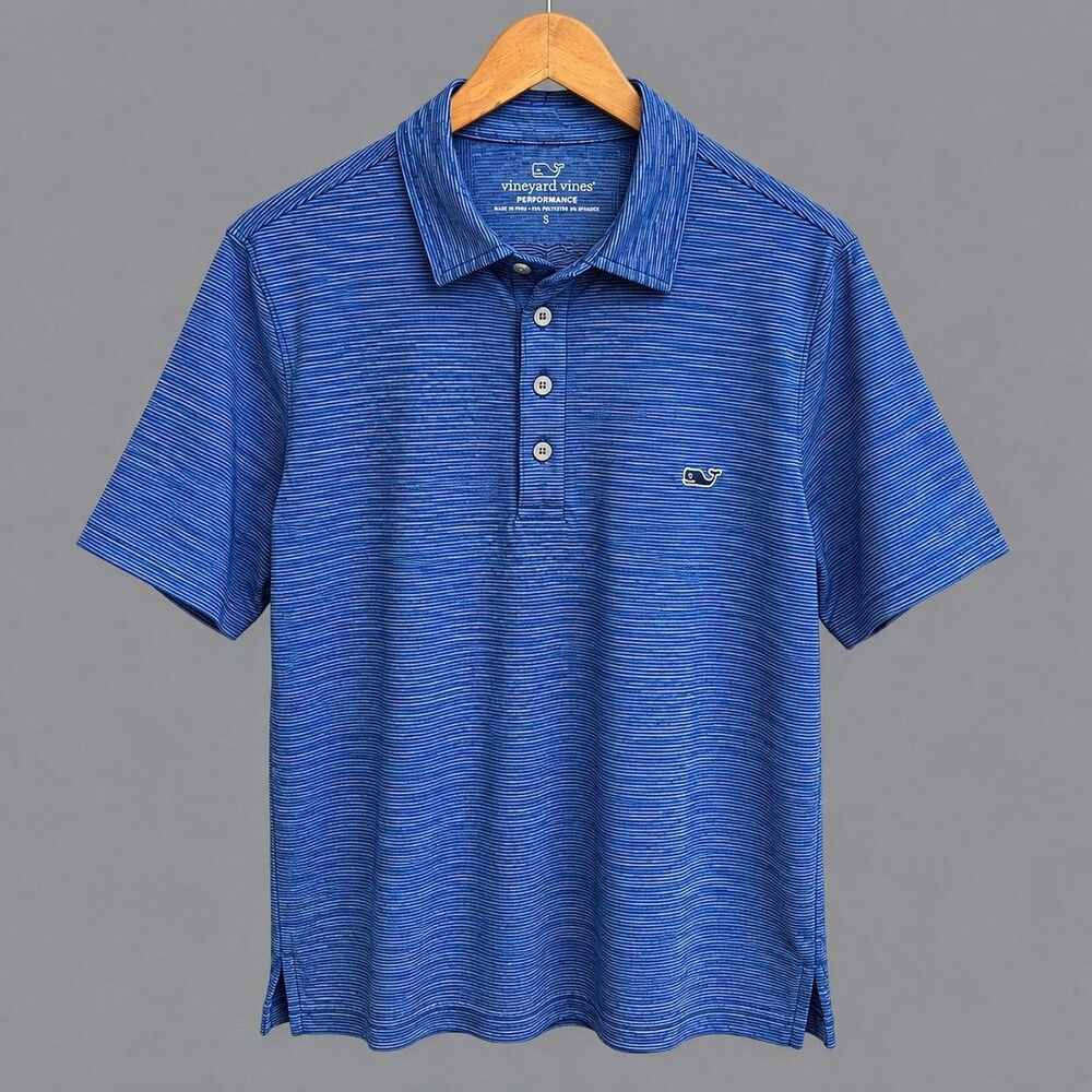 Vineyard Vines Performance Polo Shirt Mens Size S Golf Stretch Athleisure Peru